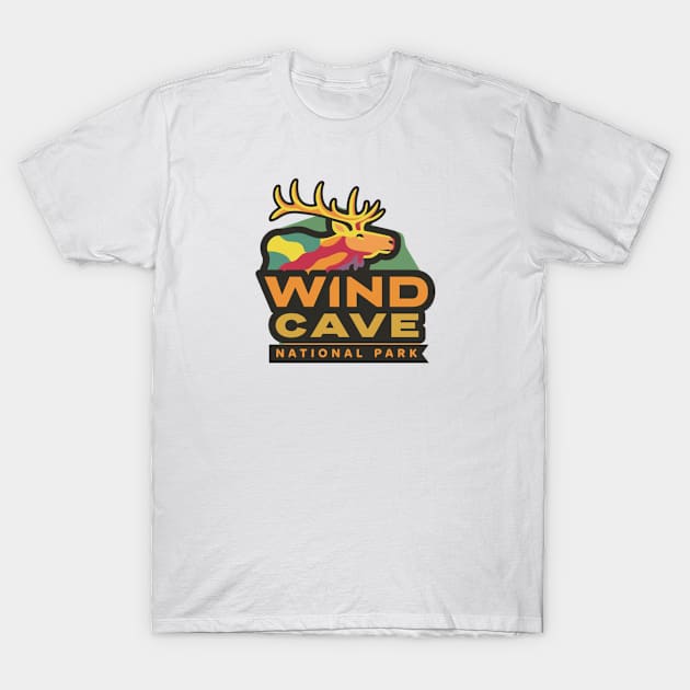 Wind Cave National Park US Treasure T-Shirt by Perspektiva